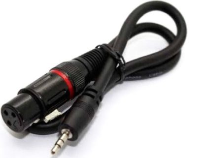 3.5mm Stereo Male to XLR Female Cable