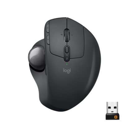 Logitech MX Ergo Advanced Wireless Trackball Mouse Grey