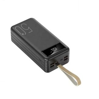 50000mAh High Capacity Fast Charging Powerbank With 4USB Ports And 4 Charging Cables