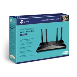 TP-Link ARCHERAX20 - AX1800 Dual Band Gigabit Router, New WI-FI 6 Tech