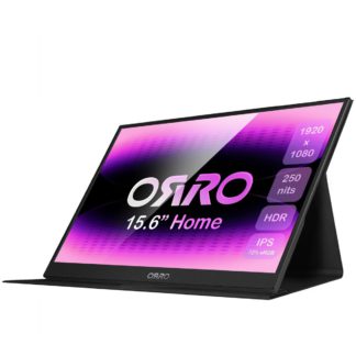 ORRO Home 15.6" Full HD Portable Monitor - USB-C, HDR, Lightweight, FHD, 1080P