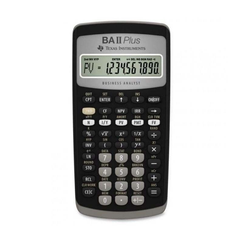 Texas Instruments BA ii Plus Financial Calculator